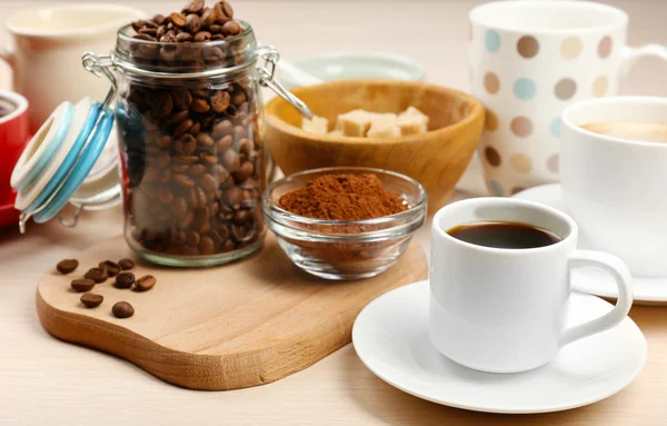 Verse ochtend koffie — Stockfoto