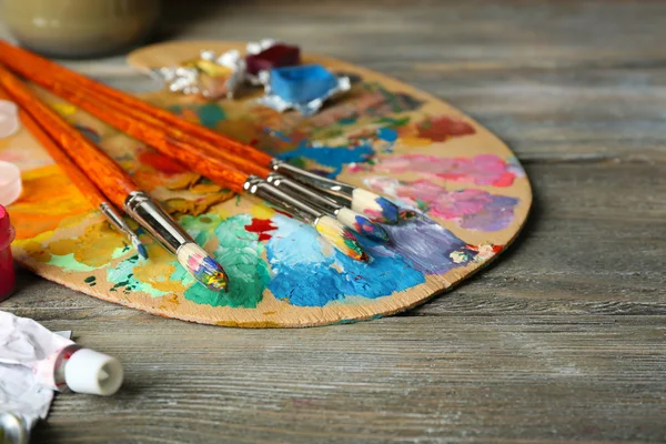 Colorful art materials — Stock Photo, Image