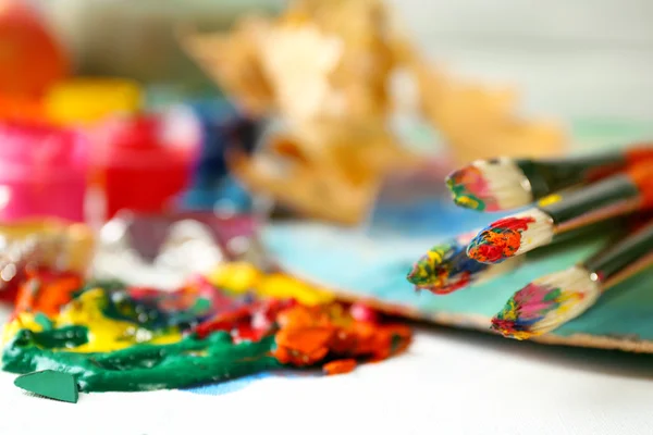 Colorful professional art materials — Stock Photo, Image