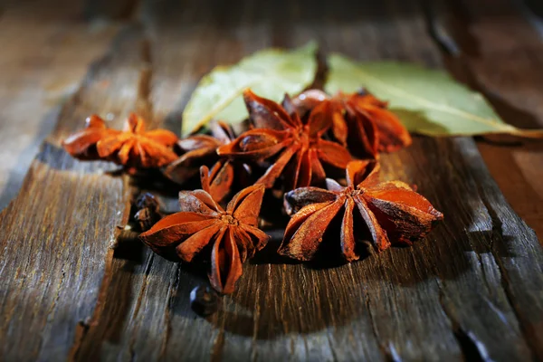 Anise Stars on table — Stock Photo, Image