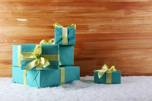 Weihnachtsgeschenkboxen — Stockfoto