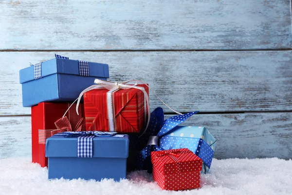 Holiday gift boxes — Stock Photo, Image