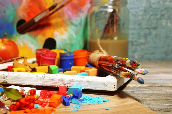 Professional art materials — Stock Photo, Image