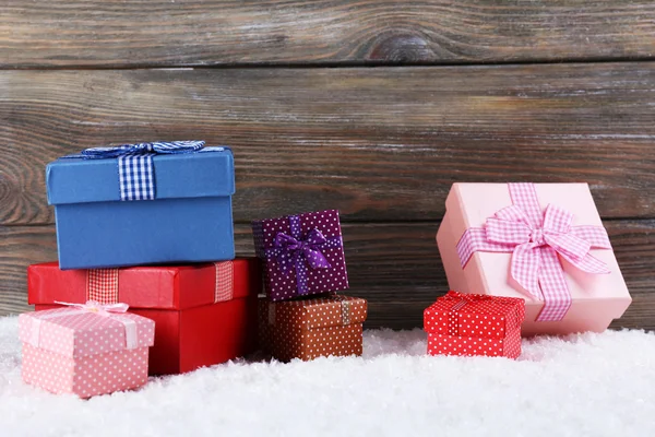 Kleurrijke geschenkdozen — Stockfoto