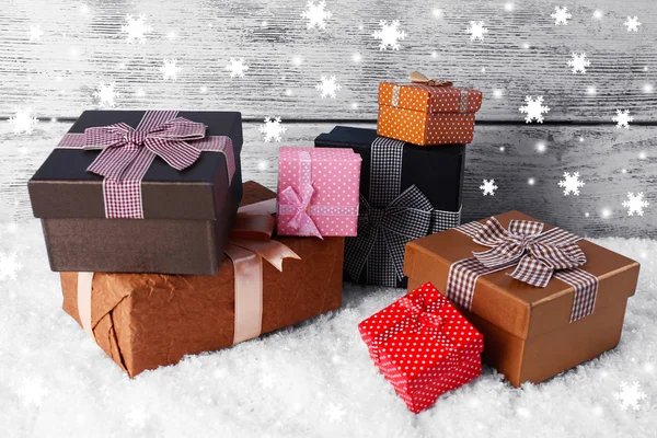 Cajas de regalo de Navidad — Foto de Stock