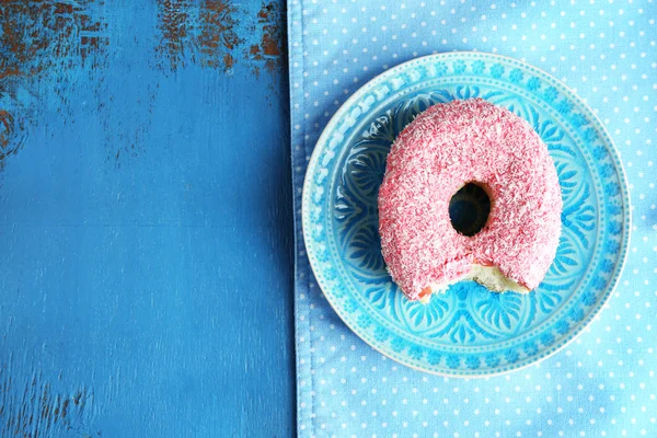 Bitten delicious donut — Stock Photo, Image