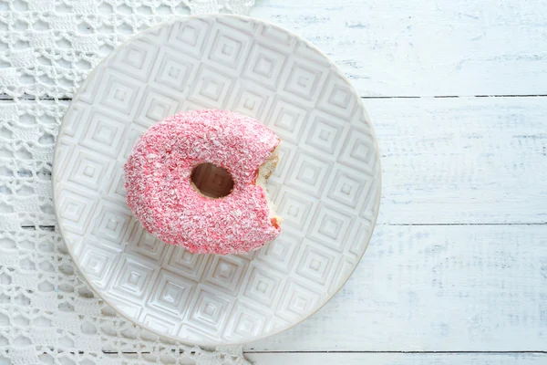 Bitten delicious donut — Stock Photo, Image
