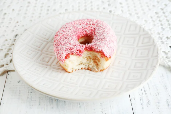 Bitten delicious donut — Stock Photo, Image