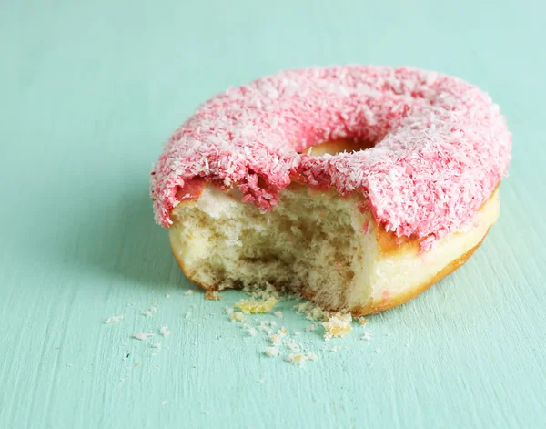 Bitten delicious donut — Stock Photo, Image