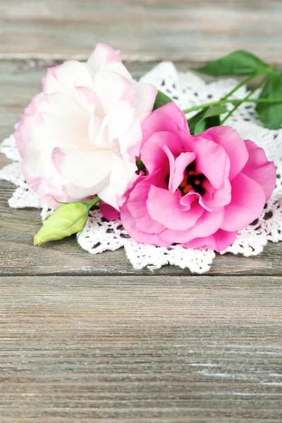 Beautiful eustoma flowers — Stock Photo, Image