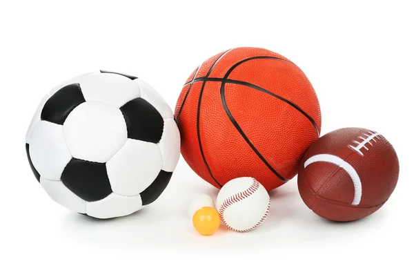 様々 なスポーツのボール — ストック写真
