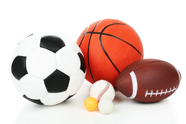 Verschillende sporten ballen — Stockfoto