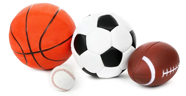 Verschillende sporten ballen — Stockfoto