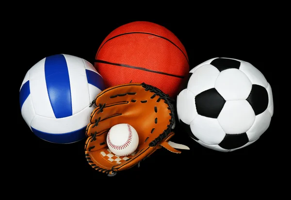 Bolas desportivas diferentes — Fotografia de Stock