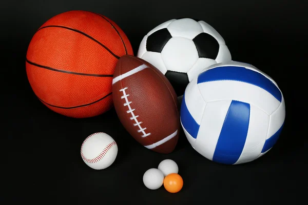 Palle sportive diverse — Foto Stock