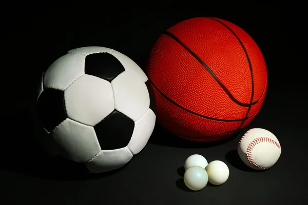 Verschillende sporten ballen — Stockfoto