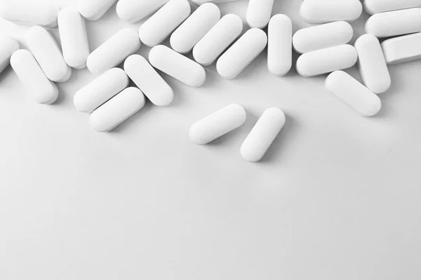 Pile of pills, close-up — Stock Photo, Image