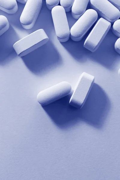 Pile of pills, close-up — Stock Photo, Image