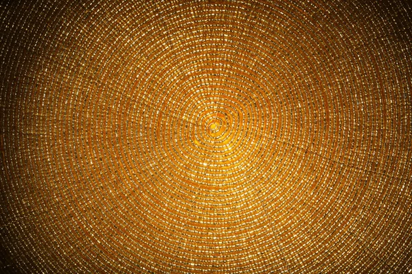 抽象的なゴールデン クリスタル ビーズの背景 — ストック写真