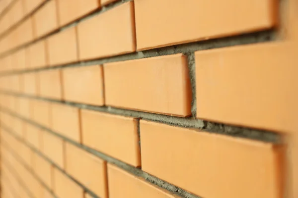 Fondo de primer plano de pared de ladrillo naranja — Foto de Stock
