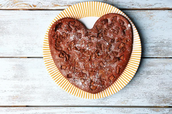 Zelfgemaakte chocolade taart — Stockfoto