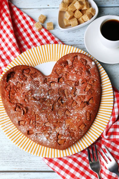 Homemade chocolate pie — Stock Photo, Image