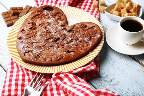 Torta al cioccolato fatta in casa — Foto Stock