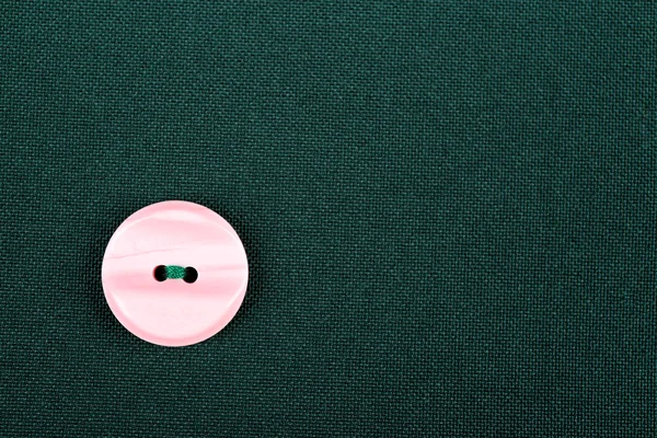 Button on cloth, close up — Stock Photo, Image