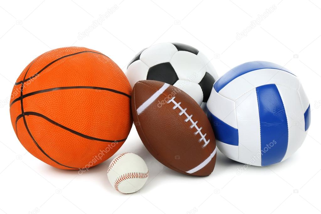 Different Sports balls