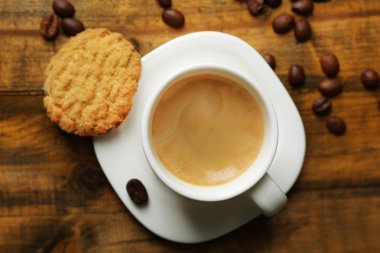 Fincan espresso ve tanımlama bilgisi