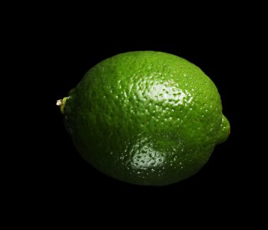 Siyah arka plan üzerine kireç