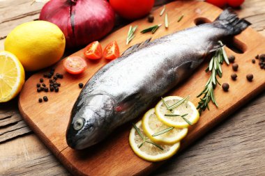 Fresh raw fish