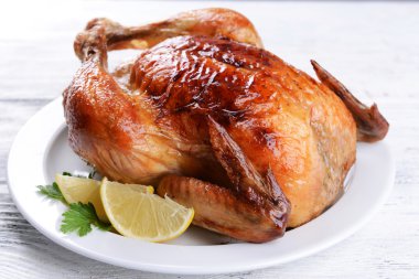 lezzetli fırında tavuk