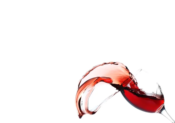 赤ワインのスプラッシュ — ストック写真