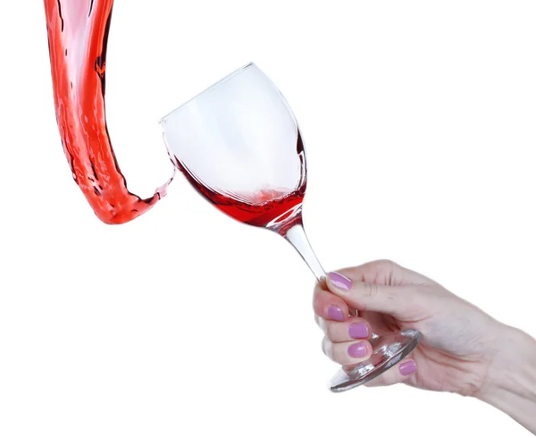 Spritzer Rotwein — Stockfoto