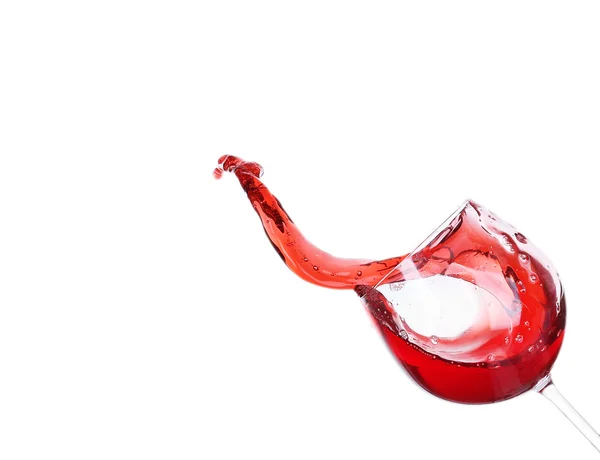 Schizzo di vino rosso — Foto Stock