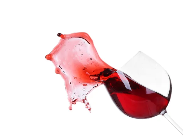 Splash of red wine — Stock Photo, Image