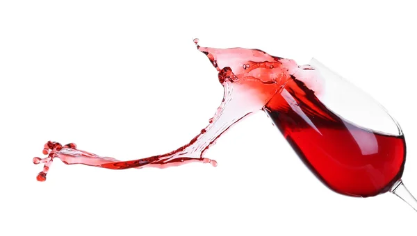 Schizzo di vino rosso — Foto Stock