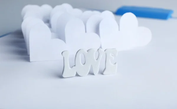 Applique papel con corazones —  Fotos de Stock