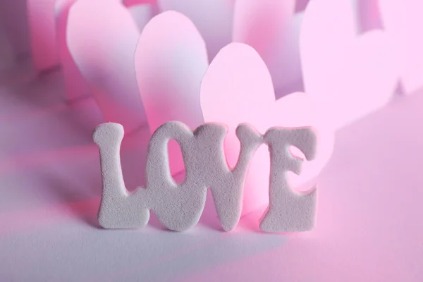 Applique papel con corazones —  Fotos de Stock