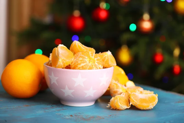 Zoete tangerines en sinaasappelen — Stockfoto