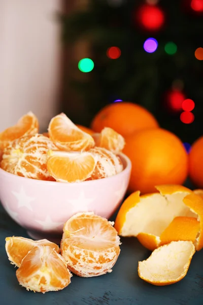 甘いみかんとオレンジ — ストック写真