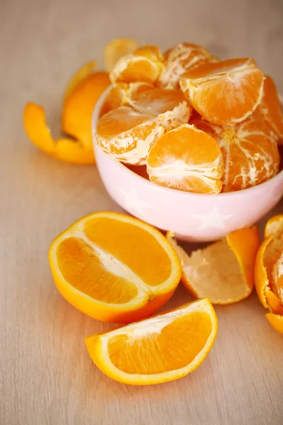 Mandarinas y naranjas dulces —  Fotos de Stock