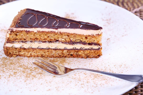 Delicious chocolate cake — Stock Photo, Image