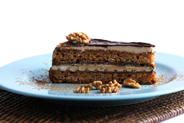 Delicioso bolo de chocolate — Fotografia de Stock