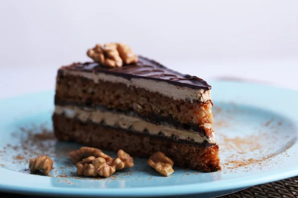 Deliziosa torta al cioccolato — Foto Stock