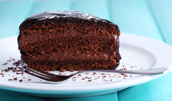 맛 있는 초콜릿 케이크 — 스톡 사진