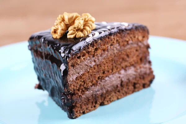 Delicious chocolate cake — Stock Photo, Image