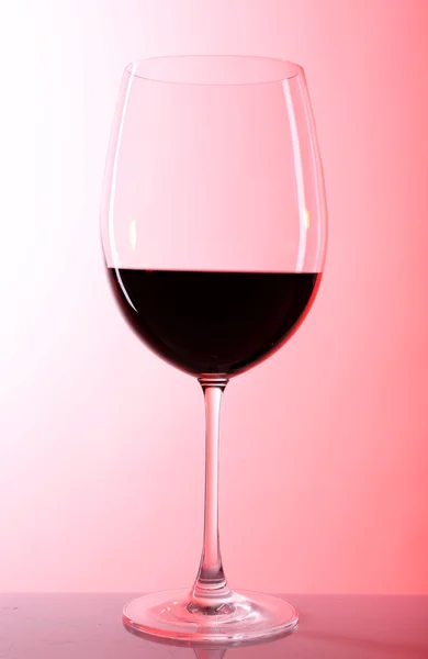 Red wine glass — Stock Photo, Image