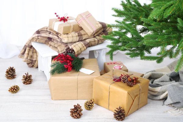Regalos y decoraciones de Navidad —  Fotos de Stock